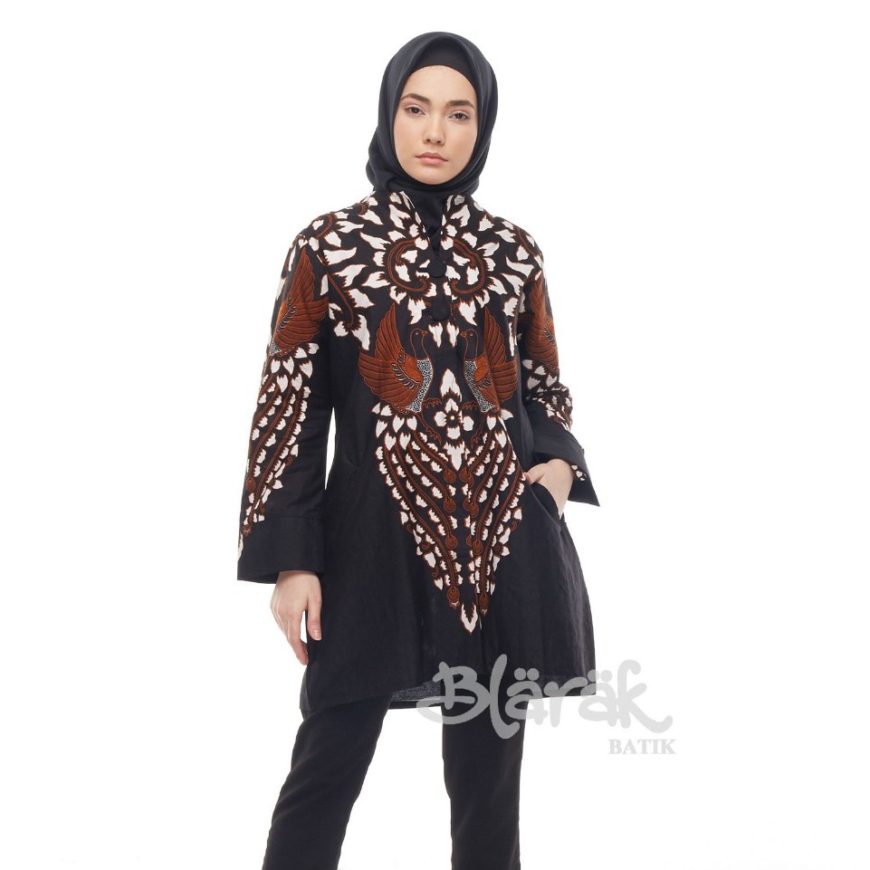 TUNIK BATIK BLARAK FULL KANCING 4368