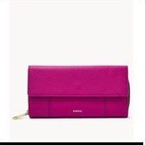 DOMPET FOSSIL JORI FLAP CLUTCH RFID MAGENTA SWL2370508