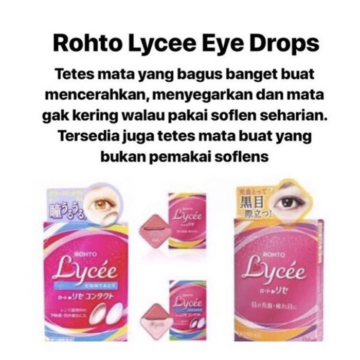 ROHTO TETES MATA LYCEE DARI JEPANG