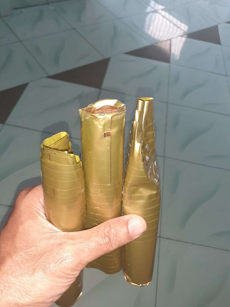 Pusat Grosir Dan Ecer Segel Istimewah Gold Pvc Shrink, Segel Emas Ukuran 32 Segel Murah Istimewah