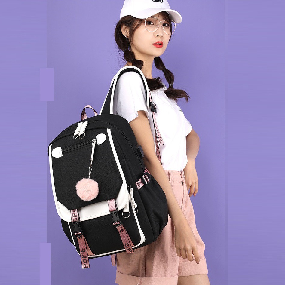 BDKR_TAS - TAS RANSEL WANITA / TAS RANSEL KINO COMBY BAGS / KOREAN STYLE / BACKPACK / TAS MURAH