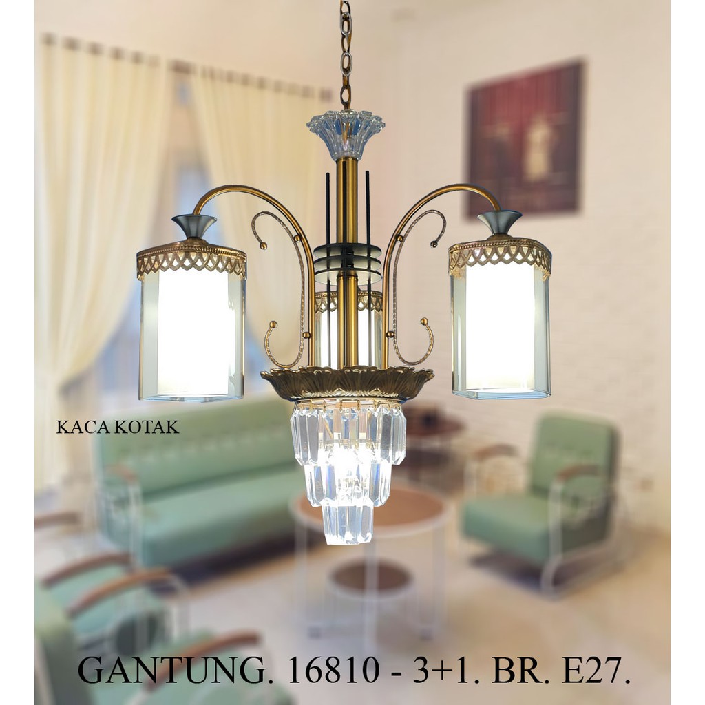 LAMPU GANTUNG | LAMPU HIAS|LAMPU MEJA MAKAN 16810/31- BR