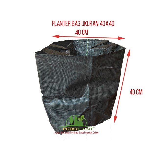 Planterbag polibek Ukuran 40x40 cm Planter Bag 50 Liter Polybag 40CM