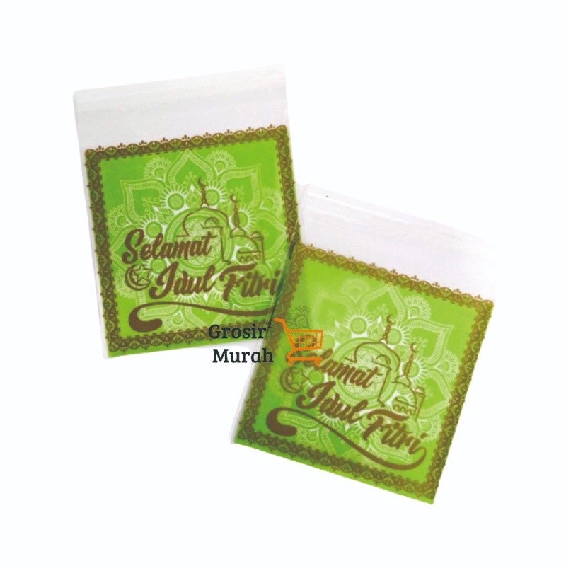 

plastik cookies hijau lebaran masjid (5090031)