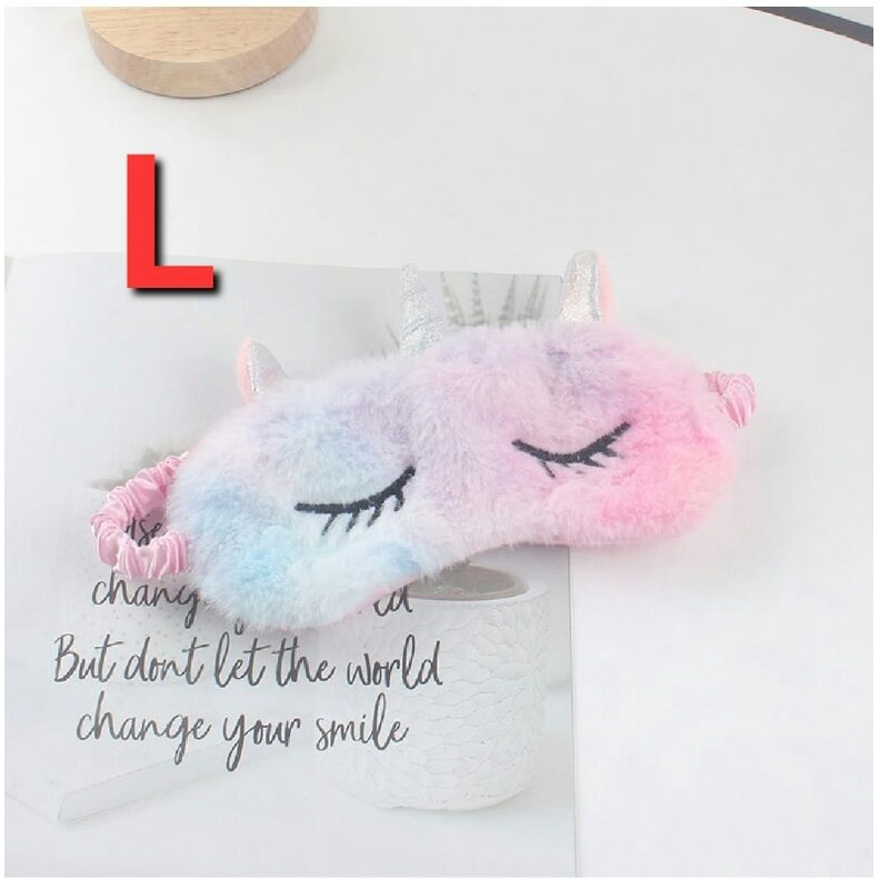 ready sleep mask masker penutup mata tidur unicorn cat anak