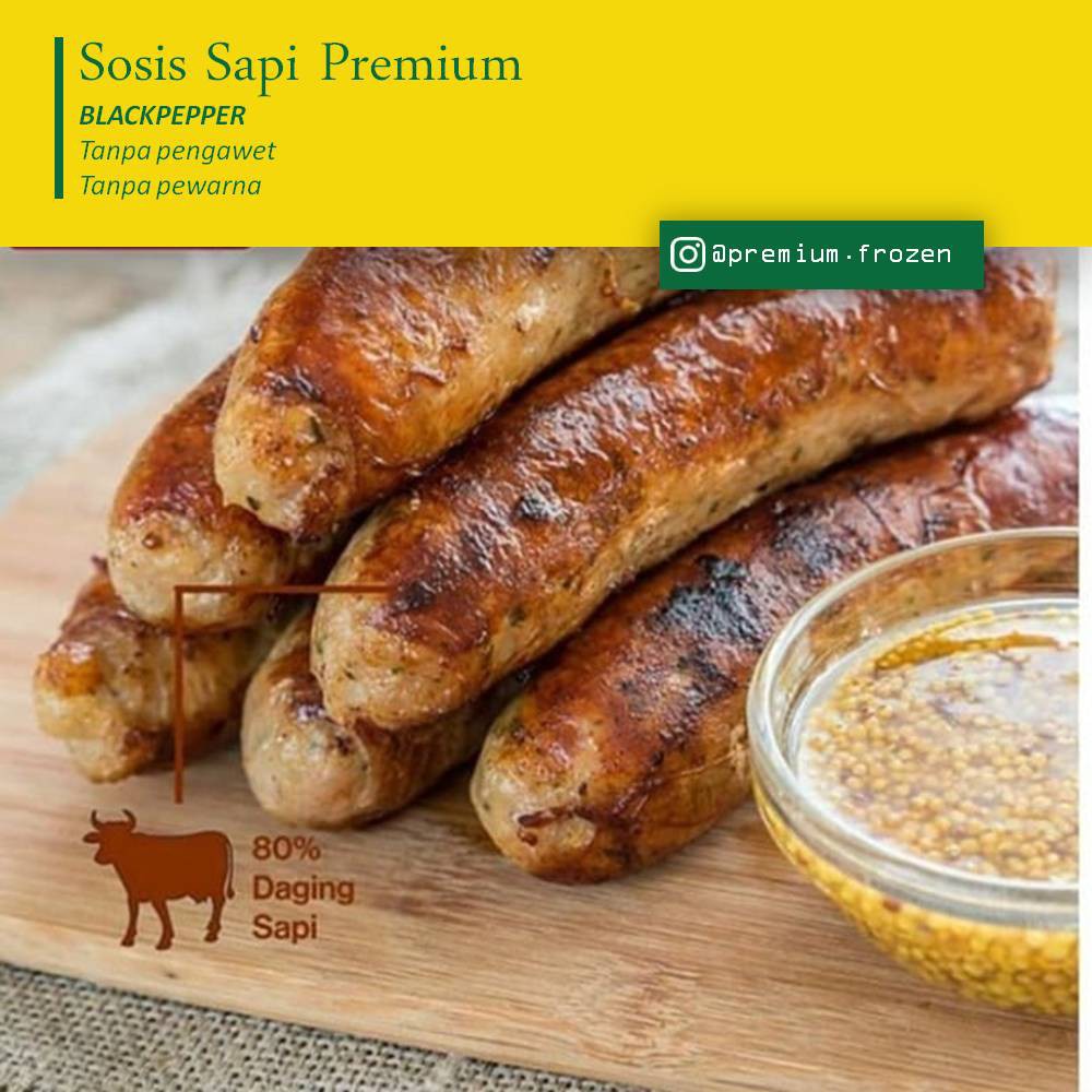 

Sosis Sapi Prima | BLACKPEPPER | Sehat tanpa pengawet