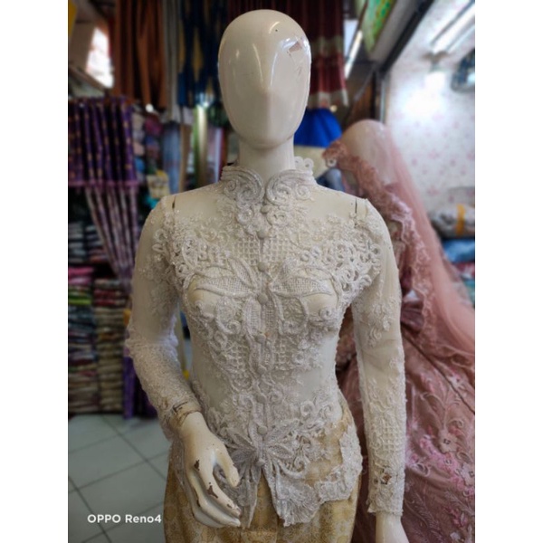 TERBARU ATASAN KEBAYA AKAD BUNGA 3D | ATASAN KEBAYA AKAD BRUKAT 3D/KEBAYA ATASAN PENGANTEN