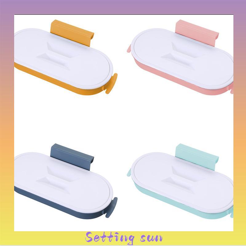 [COD Ready Stock] Tong Sampah Gantungan Dapur Dengan Penutup / Trashbag Holder With Lid / Sampah / Trashbag TN