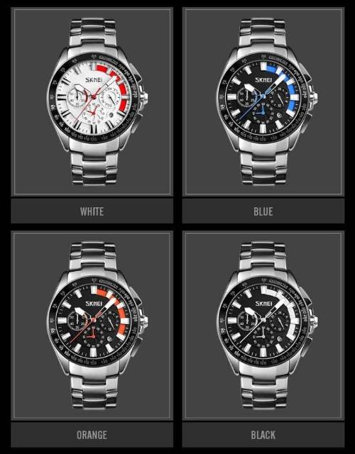 Jam Skmei 9167 original chronograph free box karton skmei