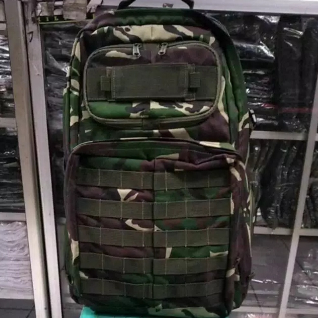 Tas punggung loreng jatah TNI-tas ransel modelpembagian TNI-tas loreng model jatah