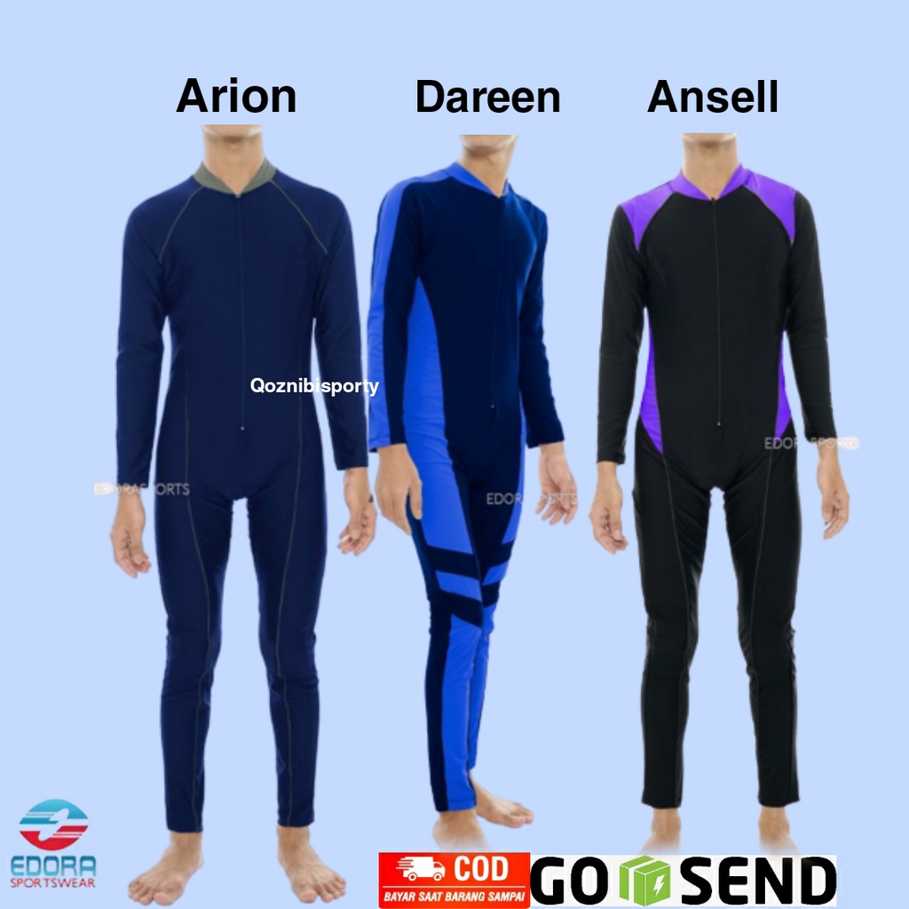 Baju diving renang selam jumpsuit swimsuit anak remaja dewasa jumbo pria laki laki cowok murah edora
