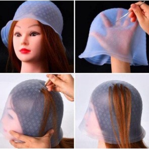Magicap Topi highlight cat rambut topi bleaching alat pewarna rambut
