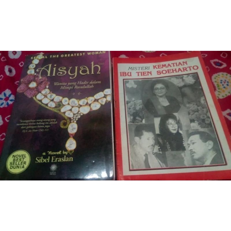 Jual Harga Sepaket Buku Misteri Kematian Ibu Tien Soeharto Bonus Novel Sibel Eraslan