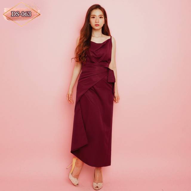 [SKC] SILK SET TOP + SKIRT / DRESS WANITA / BAHAN SATIN HALUS