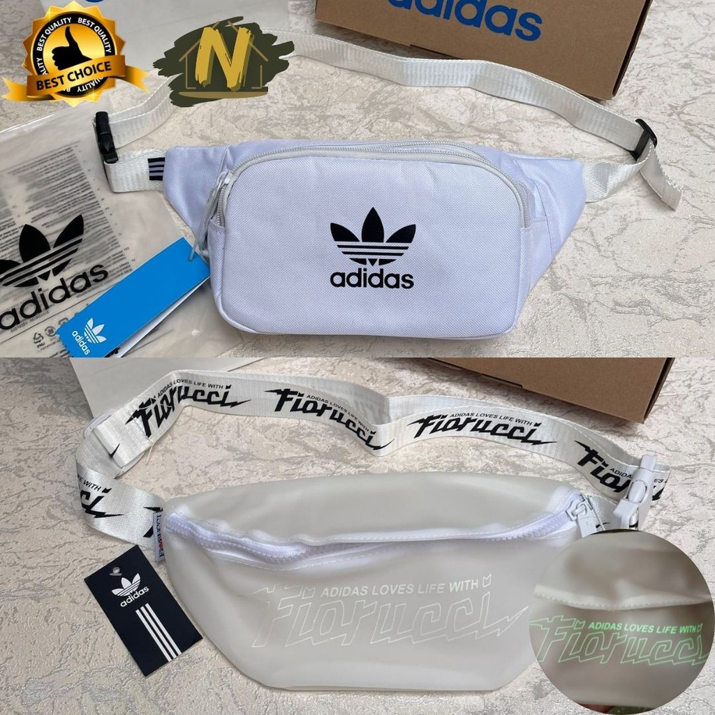Waistbag Adidas Fiorucci GLOW IN DARK Free Box Paperbag / Tas Selempang Tas Pinggang Adidas Bag