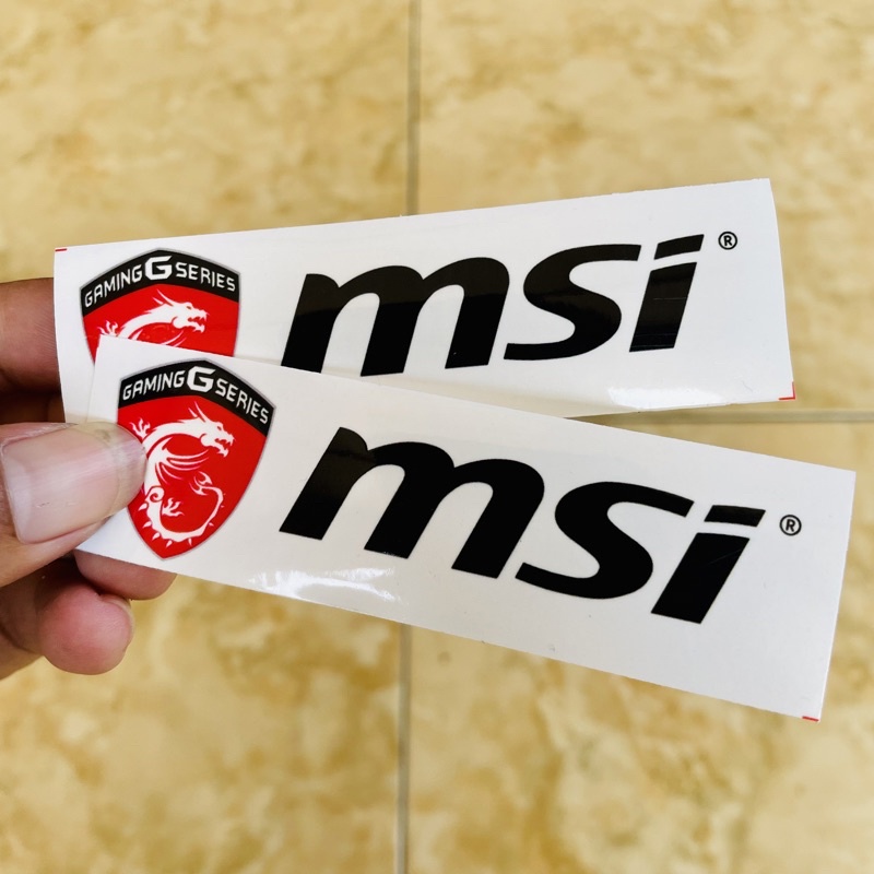 Stiker MSI hp Gaming game vynil anti air - soundbalapblitar