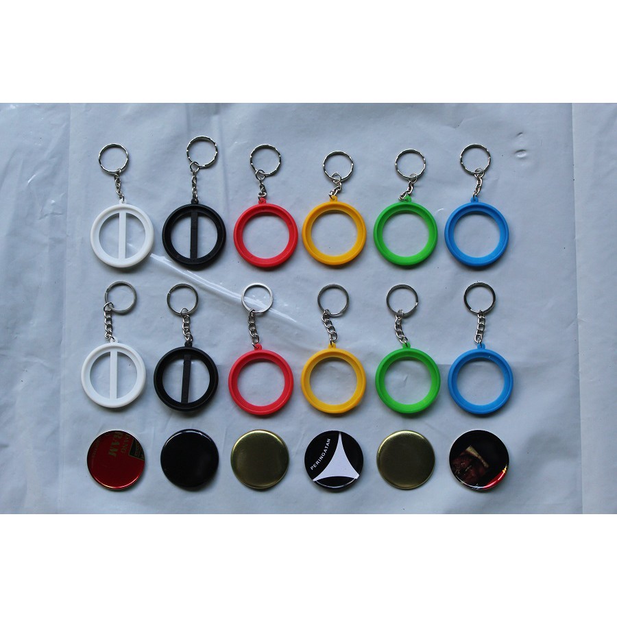 Bahan Ganci 2 Sisi 45mm warna Ring Gepeng