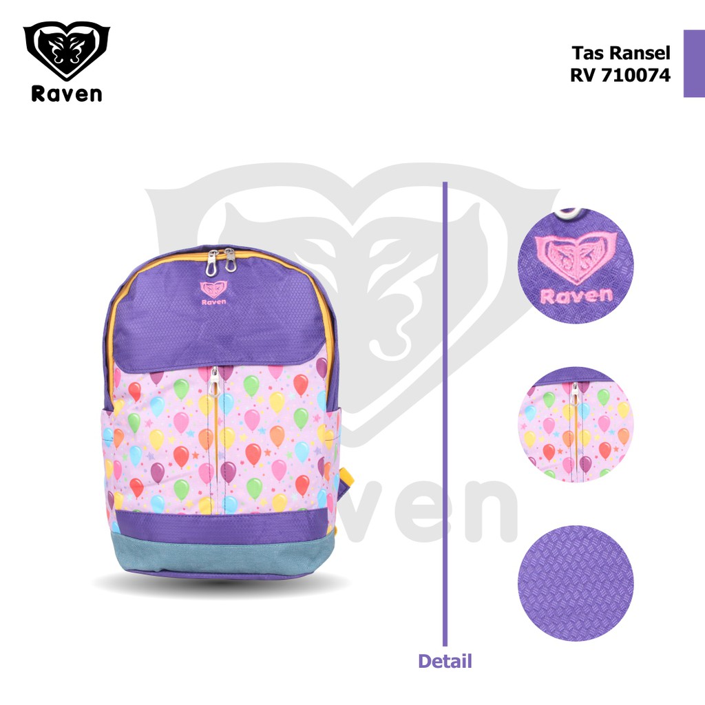 [KLIKTAS] Tas ransel sekolah perempuan RAVEN - RV 710074 - backpack mahasiswa