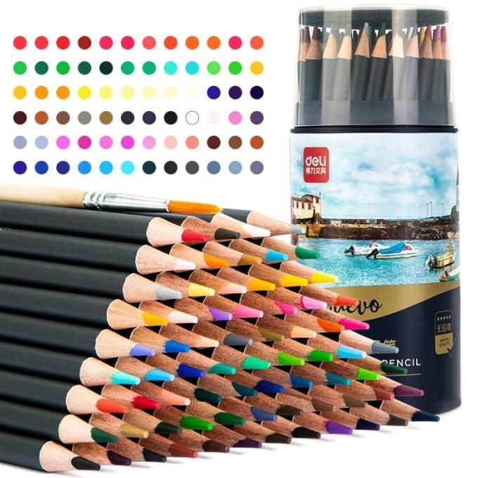 

(COD) Deli profesional pensil warna 72 warna tahan air 68114