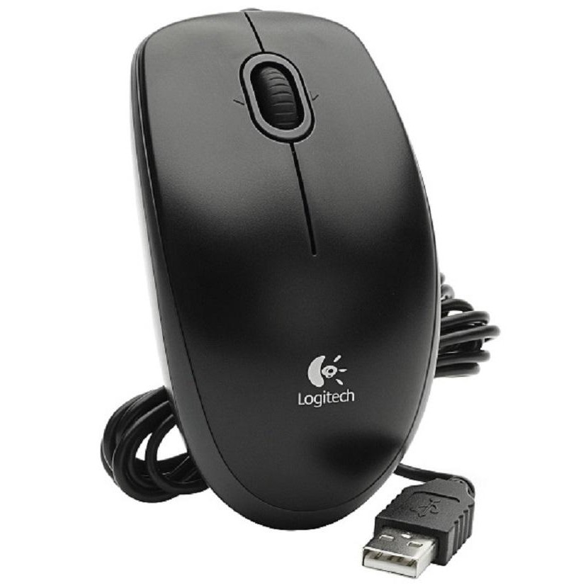 Trend-Logitech B100 Optical Mouse – Hitam Original