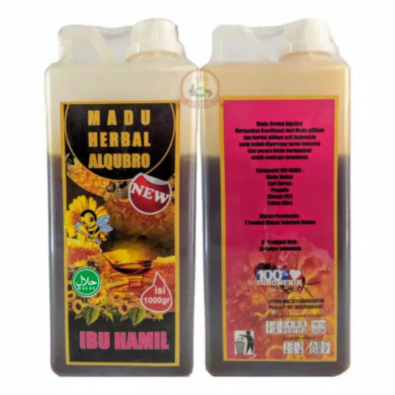 Madu Herbal Ibu Hamil & Ibu Menyusui Asli Al Qubro 1 Kg