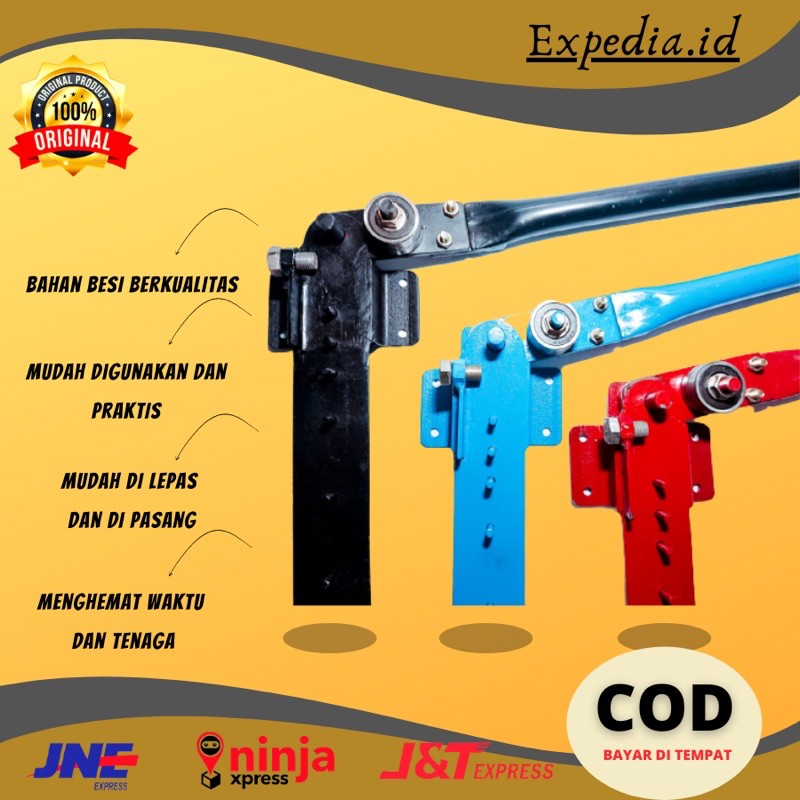 Penekuk besi Alat tekuk besi beton 10 mm ulir Original pembuat cicin besi ukuran 10 cm - 30 cm