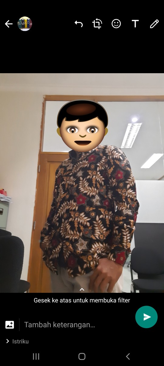 Lbl1111 Kemeja Batik Pria Slim Fit Lengan Panjang Best Seller Luigibatani