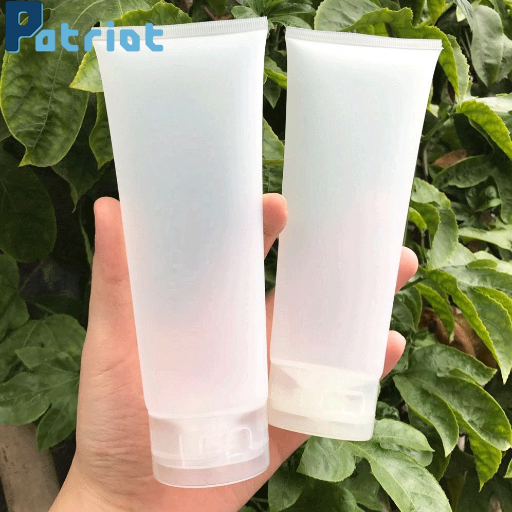 20/30/60/120ml Empty Portable Travel Tubes/ Refillable Tube Scrub Matte Empty Cosmetic Bottle/ White Plastic Lotion Squeeze Tube Jars