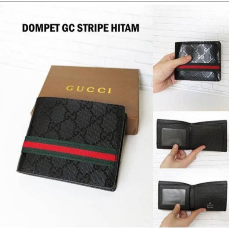 NEW COD DOMPET LIPAT PRIA GUCCI//SEMI KULIT