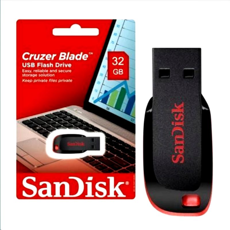 ORIGINAL FLASHDISK SANDISK 64GB/ 32GB/ 16GB GARANSI RESMI