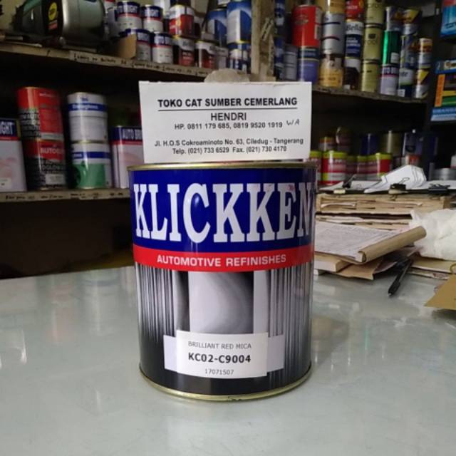 

CAT KLIKEN NC MERAH METALIK