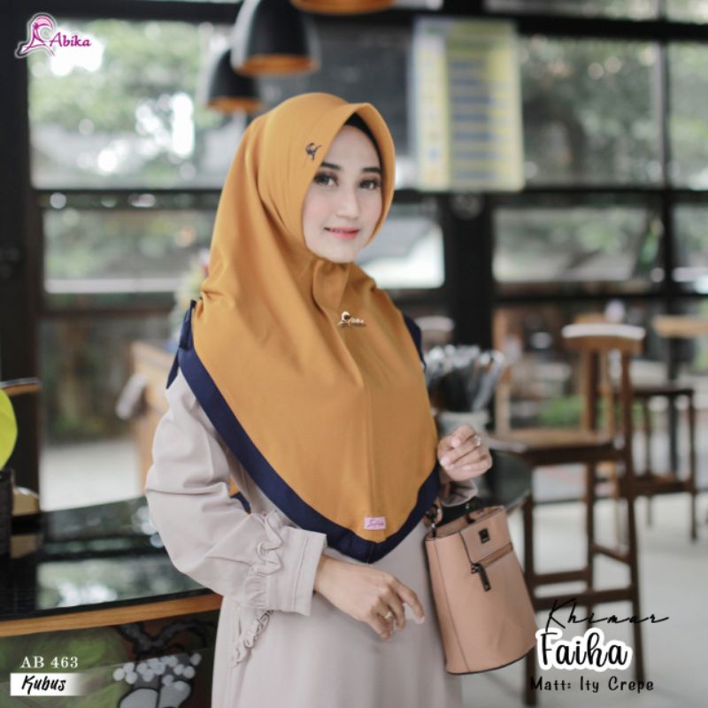 khimar faiha by abika ready stock