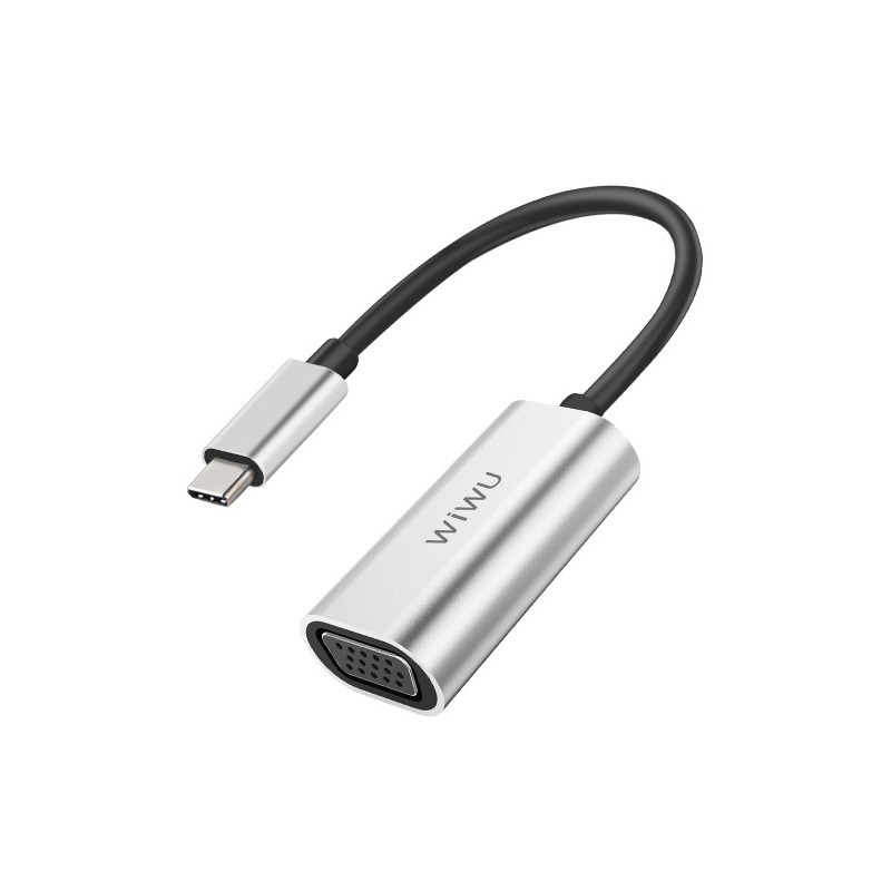 WIWU ALPHA VGA - Hub Adapter USB-C to 2K VGA Connector Cable