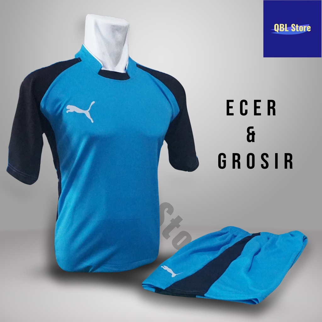 Baju Futsal Kaos Futsal Setelan Futsal Jersey Nke Pma Biru Turqouise Hitam Ecer Grosir