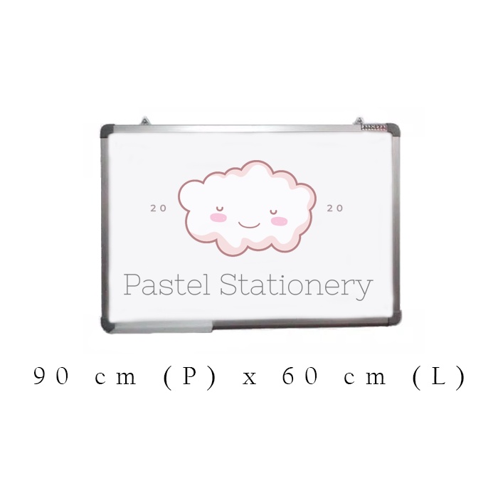 

Papan Tulis Whiteboard Sakura 60 x 90 - White Board Magnet Gantung