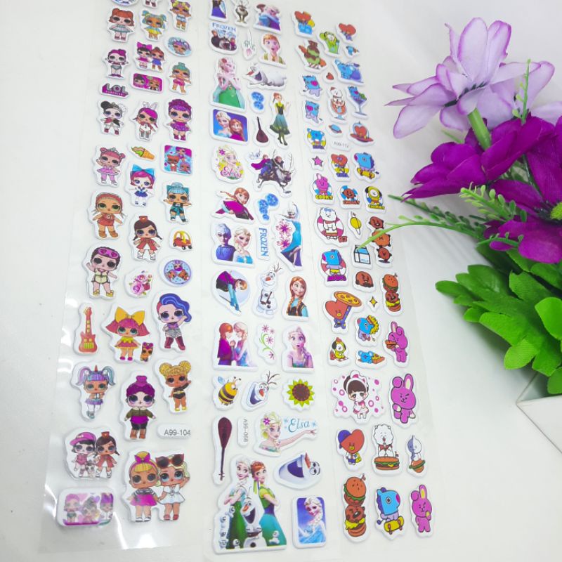 

Stiker Mainan Stiker 3D Panjang Stiker Timbul