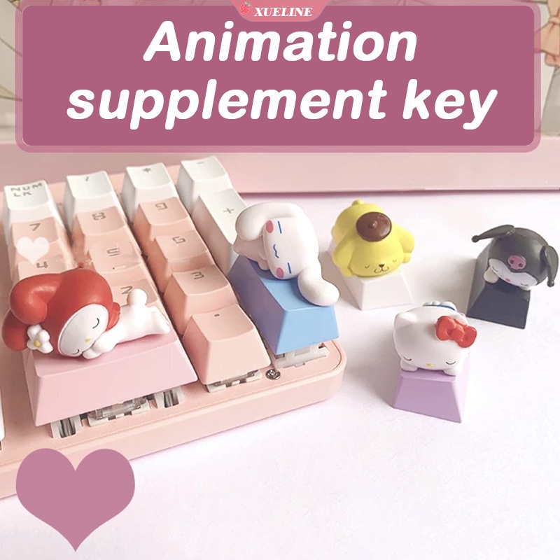 Keycap Tombol keyboard Mekanikal Pbt stereo Motif Kartun My Melody R4 ESC