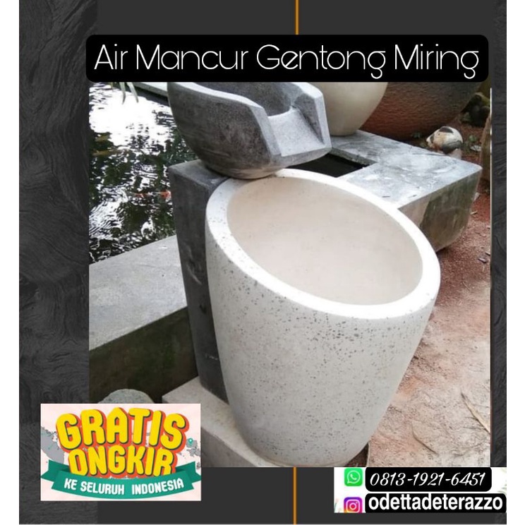 AIR MANCUR GENTONG MIRING / JUAL AIR MANCUR BAK TERAZO