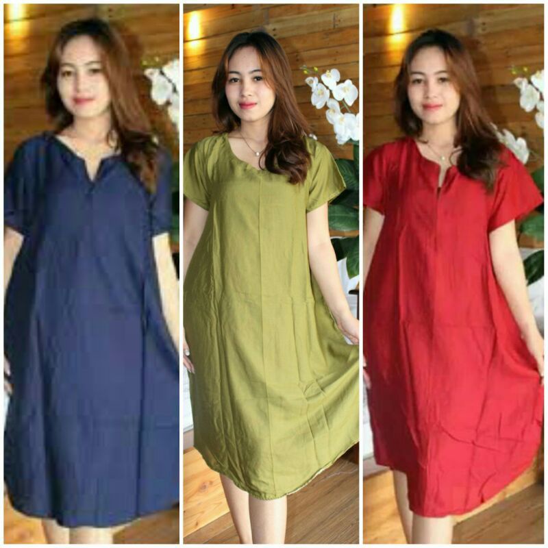 daster Bali katun polos