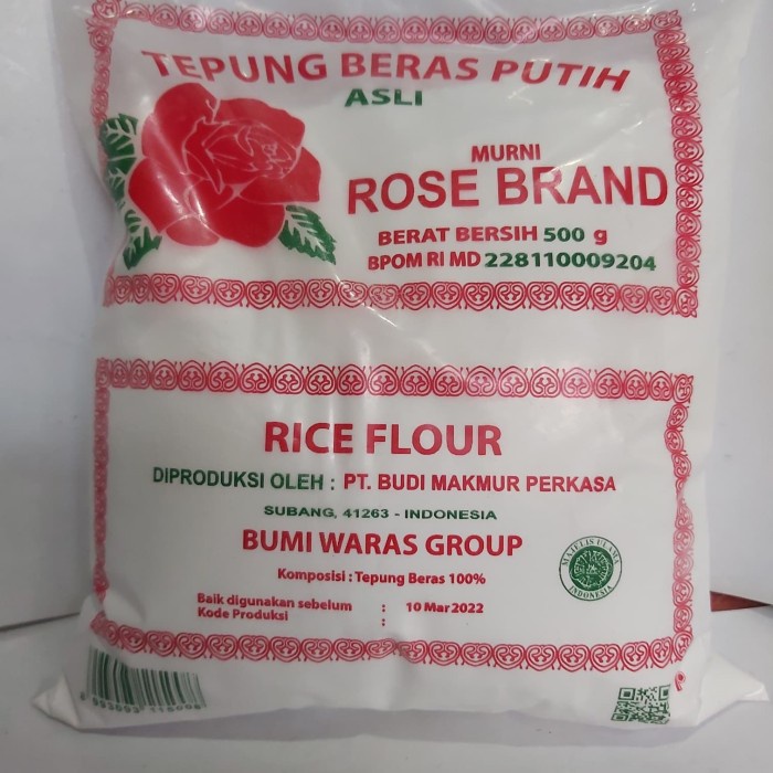 

Ketan-Beras-Tepung- Tepung Beras Putih Rose Brand 500Gr -Tepung-Beras-Ketan.