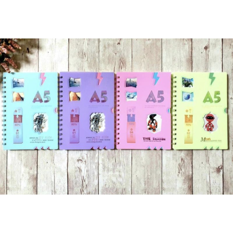 BUKU TULIS CATATAN SPIRAL/NOTEBOOK SPIRAL-1