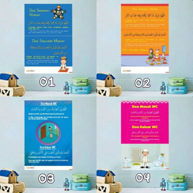POSTER BELAJAR - SERI DOA SEHARI HARI