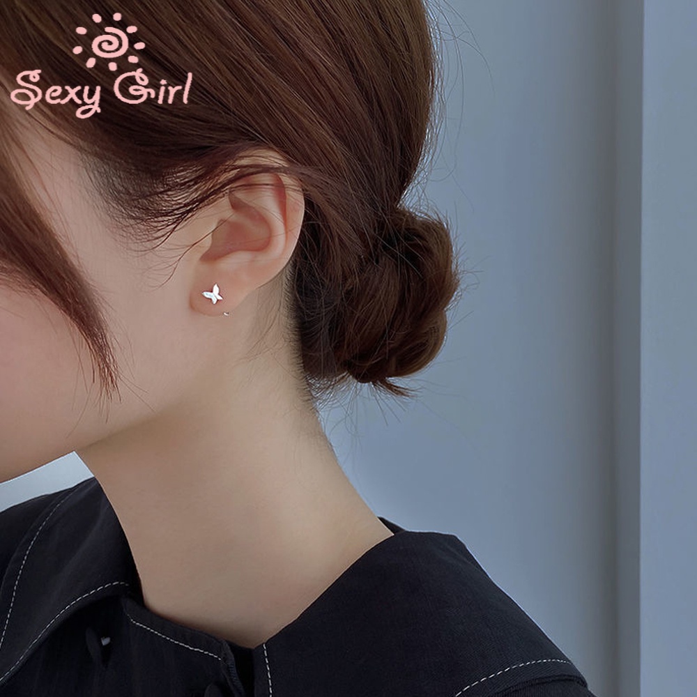 Fashion Trendy Butterfly Earrings Women 2021 New Trendy Ear Hooks Korean Temperament Earrings