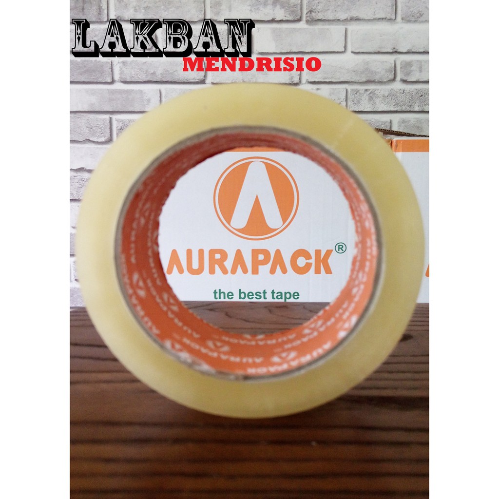 

LAKBAN AURAPACK 48MM 90 YARD BENING/COKLAT ISI 72 ROLL