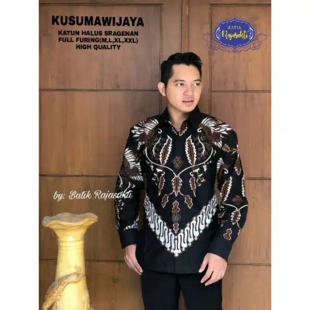 Jago Sogan Kemeja Batik Pria Full Furing Bahan Katun Primisima