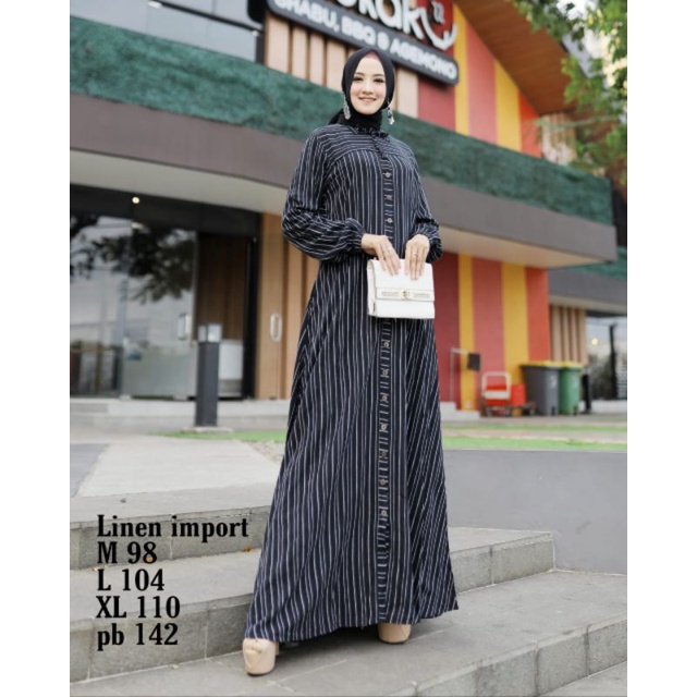 Gamis Asaki mayasari_Long Dress Terbaru_pakaian wanita_Baju model terbaru