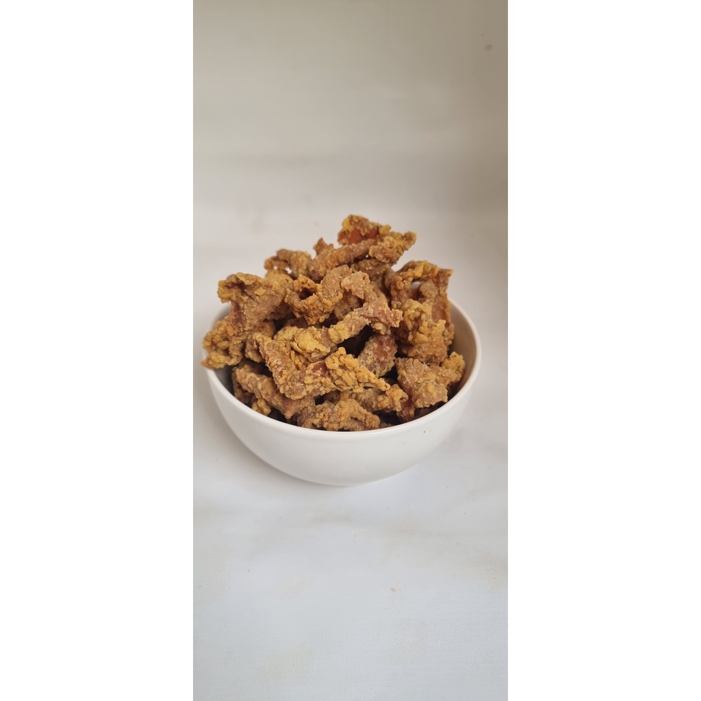 Kulit Ayam Crispy Rasa Original Juragan Basreng 250gr Makanan Ringan