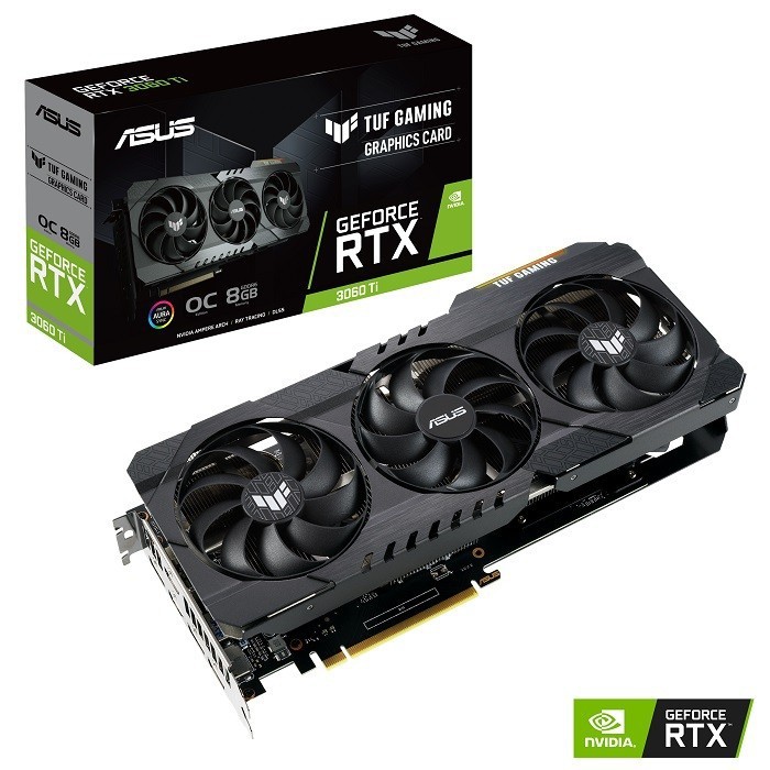 VGA ASUS RTX3060TI TUF GAMING 8GB RTX 3060TI RTX3060 TI RTX 3060 TI