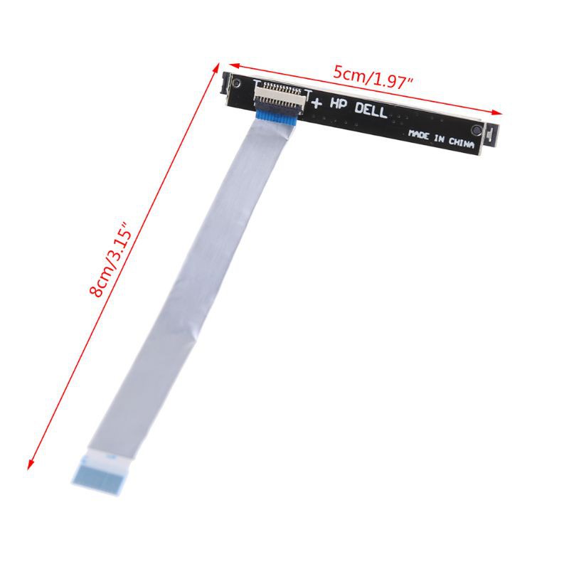 Cre Kabel Flex Konektor Hdd Ssd 12pin Untuk Dell A-Sus H-P M6-Ar 15z-ar 15-aq M6-Aq 15t-aq X360 Laptop Sata