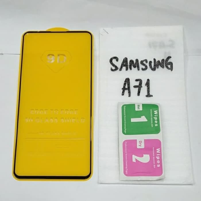 SAMSUNG A71 tempered glass full kaca gorila glass full 5D mantap